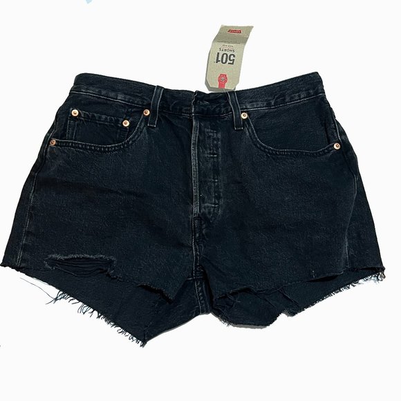 Levi's Pants - Levi's Black Shorts 501